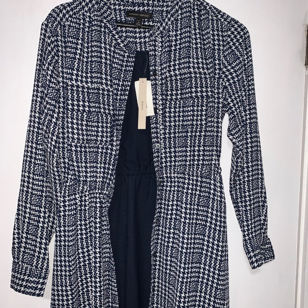 Banana Republic Houndstooth Dress